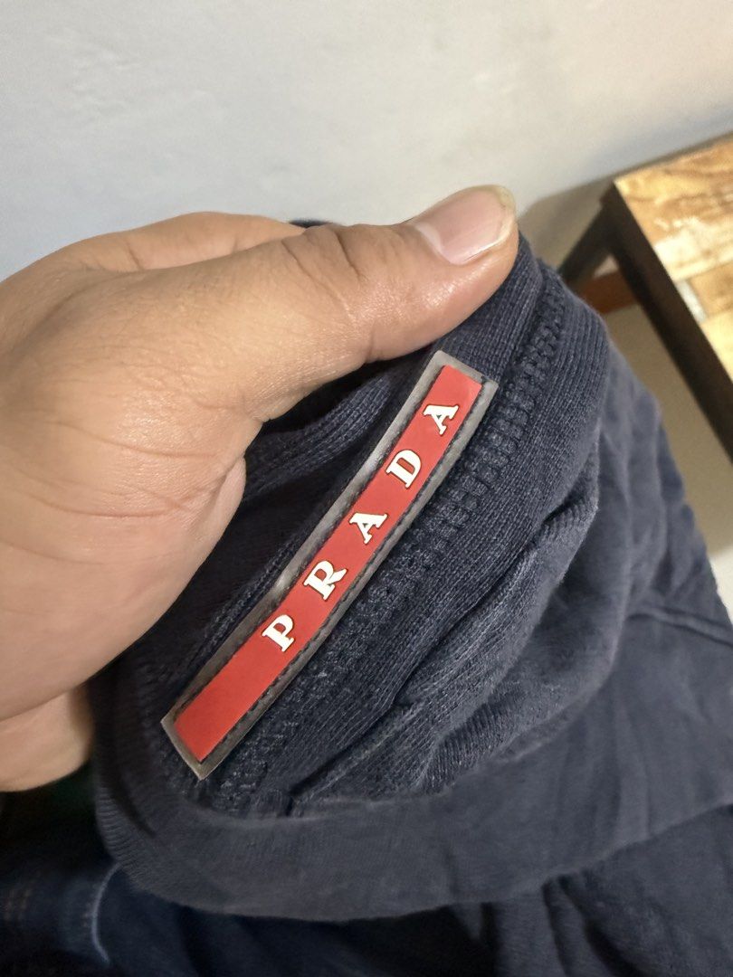 Prada hoodie red tab (Category: Coats, Jackets and Outerwear) located in Maramag. Submitted by thriftshoesapparatus (Listing ID 1468668807, Image 3). Description: .