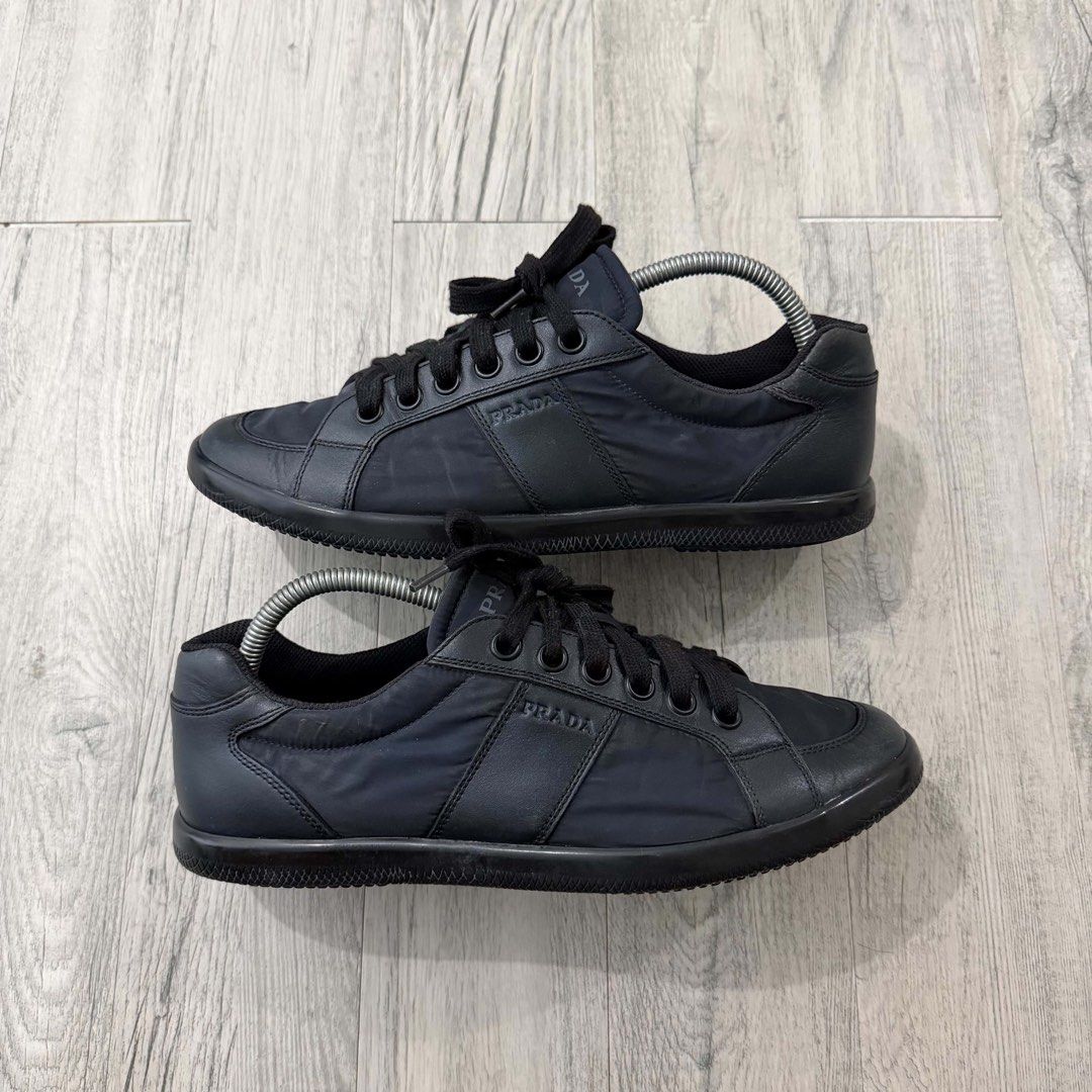 PRADA TRAINER GATS (Category: Casual Shoes) located in Manila. Submitted by wornbyflo (Listing ID 1468654021, Image 3). Description: Negotiable size 7.5 on tag but fits 8-8.5 (EU SIZE FITS BIG) No issue, good as new:)).
