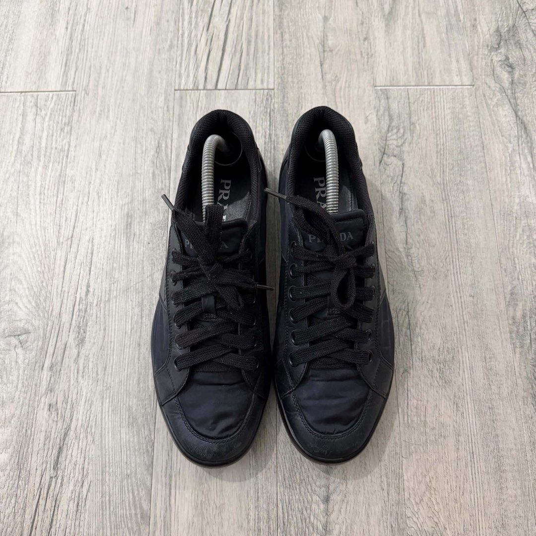 PRADA TRAINER GATS (Category: Casual Shoes) located in Manila. Submitted by wornbyflo (Listing ID 1468654021, Image 2). Description: Negotiable size 7.5 on tag but fits 8-8.5 (EU SIZE FITS BIG) No issue, good as new:)).