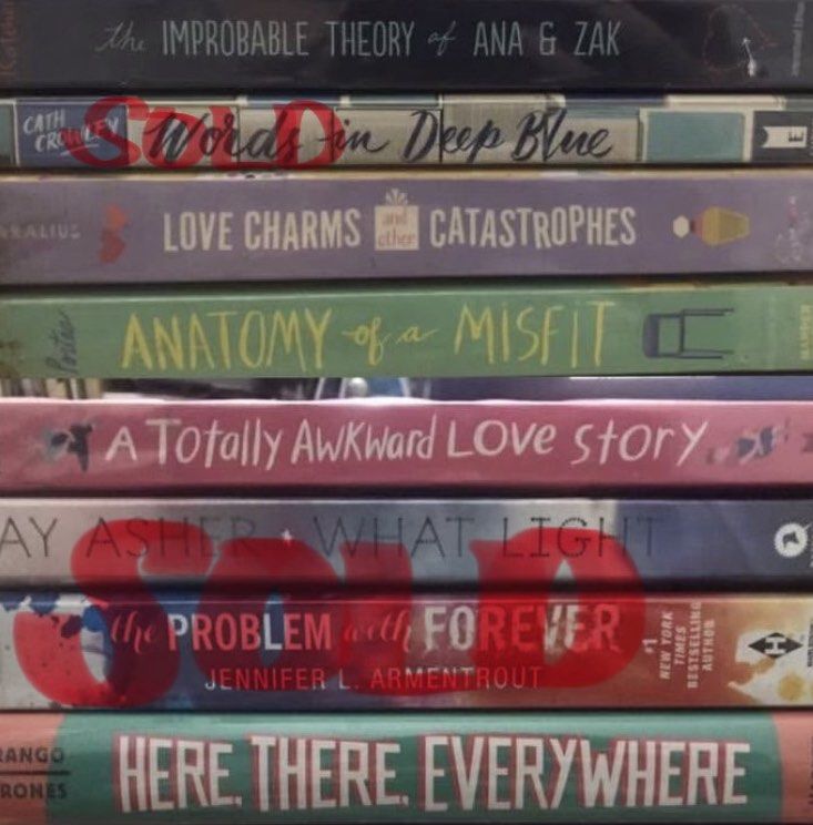 preloved books! (Category: Storybooks) located in Cebu City. Submitted by lxndra_co (Listing ID 1468644334, Image 1). Description: Available Books: - the improbably theory of ana and zak - 150 - love charms and catastrophes -150 - anatomy of a misfit -150 - a totally awkward love story -150 - here, there, everywhere (HB)- 250 - so much closer (HB) - 250 - on the other side -150 - alex, approximately -150 - TATBILB Trilogy - 500 ❗️pls manage expec