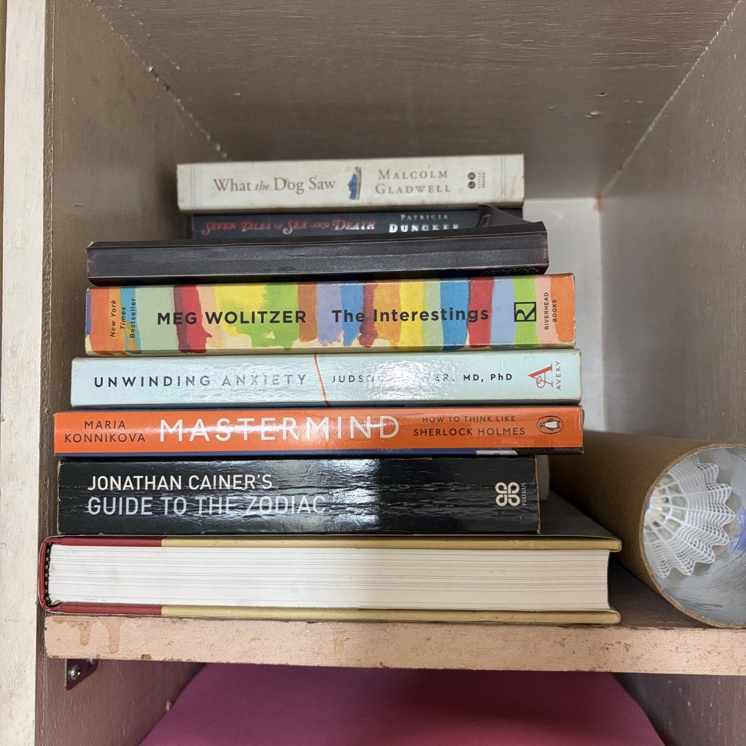 Pre-Loved Books for Sale (Category: Storybooks) located in Quezon City. Submitted by stardewwitcher (Listing ID 1468589921, Image 2). Description: Pre-Loved Books for Sale – Starting at ₱80 📚 Decluttering my personal book collection! Selling assorted secondhand books, including fiction, self-help, business, classics, and graphic novels. Available titles and prices: * Atomic Habits — ₱300 * Unwinding Anxiety — ₱300 * Good to Great — ₱200 * Master