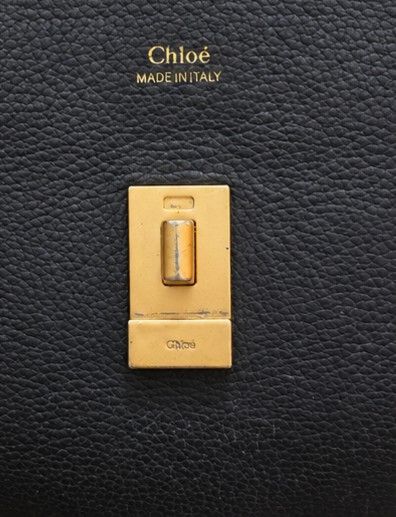 Pre-loved Chloe Mini Crossbody Bag (Category: Cross-body Bags) located in Manila. Submitted by littleclosetfindsmnl (Listing ID 1468539493, Image 2). Description: Pre-loved Chloé Drew Leather Mini Crossbody Bag 🖤 Color: Black Material: Leather Gold-tone hardware and chain strap Condition: Pre-loved. Bag body, chain, and structure remain intact. Gold-tone hardware has visible scratches and signs of wear. Please refer to photos for actual conditio