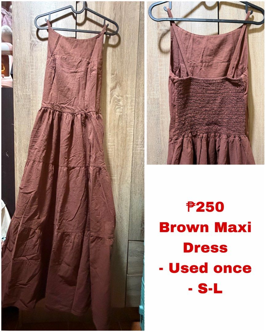 Preloved Maxi Dresses / Rompers (Category: Dresses) located in Caloocan City. Submitted by catwonrideul (Listing ID 1468681559, Image 2). Description: Preloved maxi dresses / rompers FOR SALE! ₱250-₱300 See each photo for prices. All are still in good condition. Some are used, some are not..