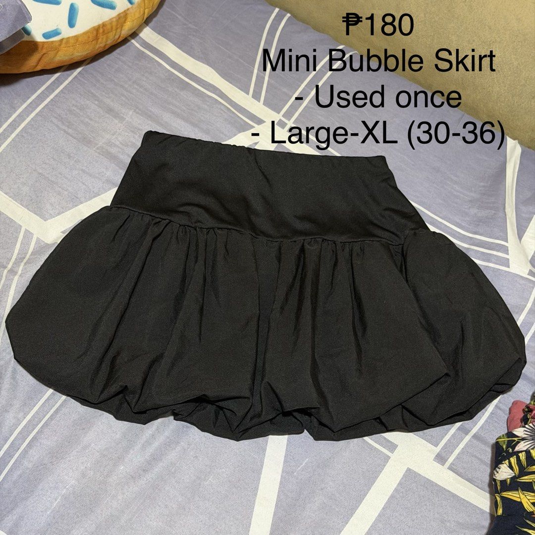 Preloved Skorts / Skirts / Sweatpants / Slacks (Category: Skirts) located in Caloocan City. Submitted by catwonrideul (Listing ID 1468680671, Image 3). Description: Preloved bottoms FOR SALE! ₱30-₱180 See each photo for prices. All are still in good condition. Some are used, some are not..