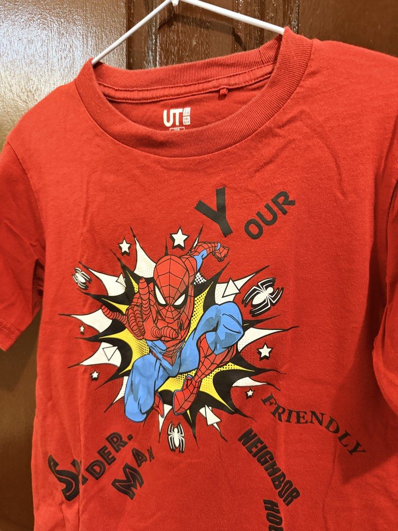 Pre-loved Uniqlo Marvel Boy’s Shirt (Category: Babies & Kids Fashion) located in Muntinlupa City. Submitted by sashaloves (Listing ID 1468507137, Image 2). Description: Pre-loved Uniqlo Marvel Boy’s Shirt Size on tag: 110 Color: Red In good used condition Please manage your expectations. You are considering a used item. MOP: BPI | GCash | Maribank No COD/COP. SF c/o miner..