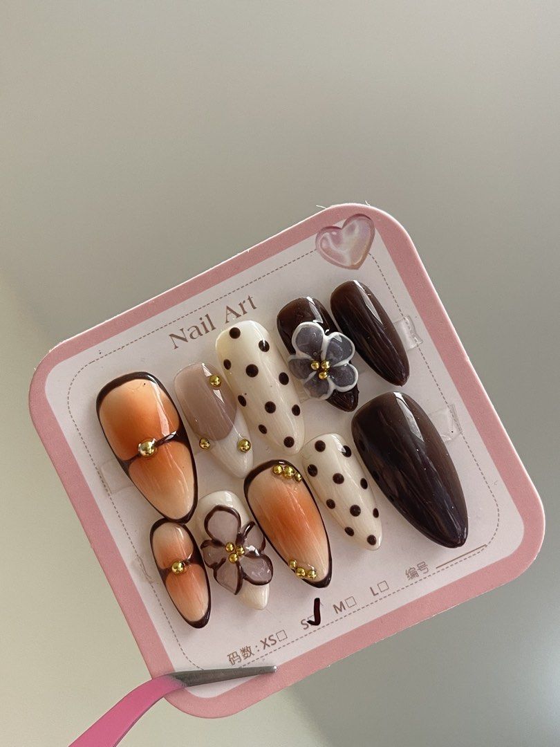 Press On nails (Category: Hands & Nails) located in Manila. Submitted by purebear_480278 (Listing ID 1468664790, Image 1). Description: 💅Inclusions ~Nail Glue pad ~Nail Glue ~Nail file ~Pusher ~Alcohol Pad ✨Looking for beautiful, handmade press-on nails? I’ve got you covered! 💅 Made-to-Order & Customized Press-On Nails 💖 Starting at only ₱200 📦 Bulk orders are welcome 📍 Available in Taguig & Tondo Every set is carefully crafted to match your