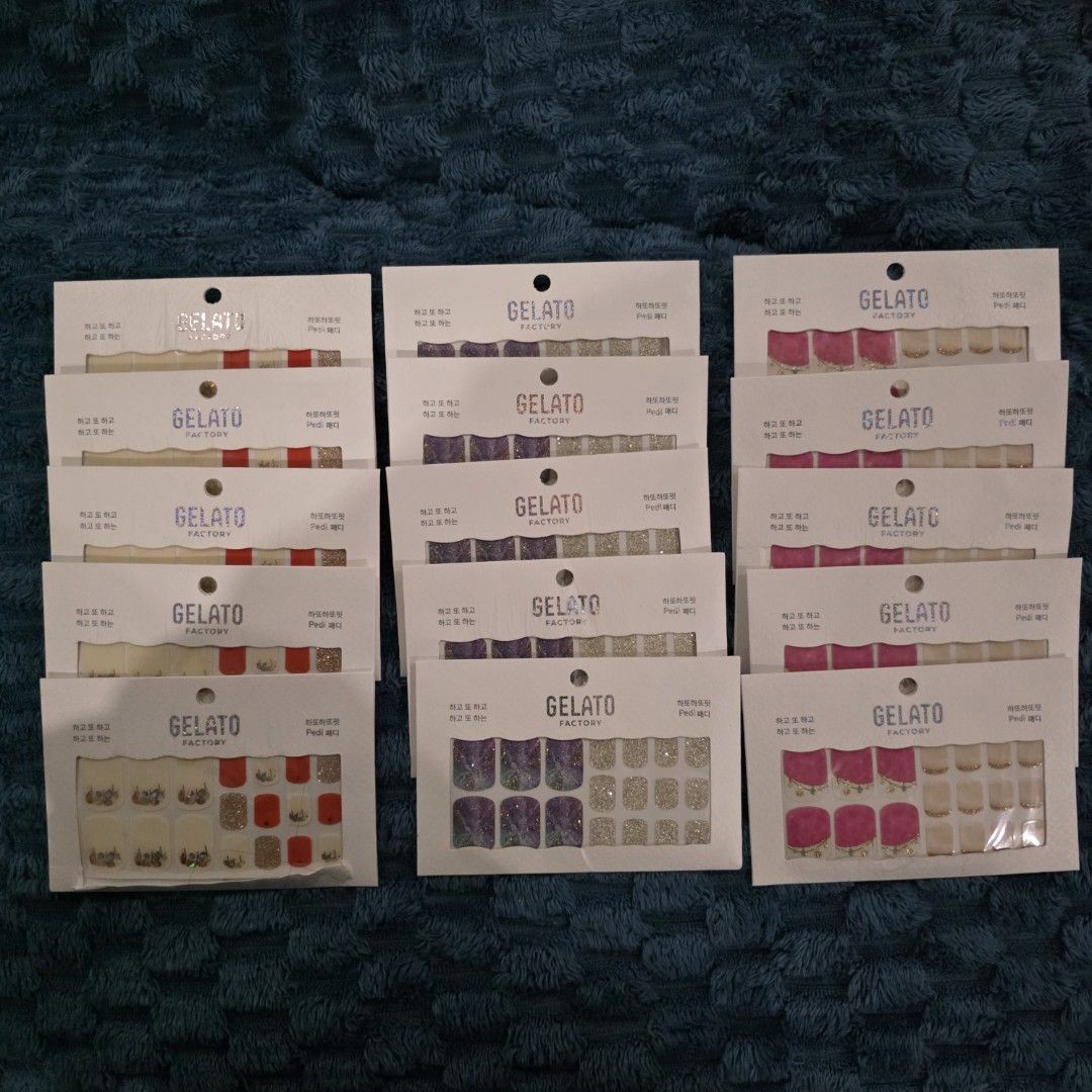 Press-on nails, gel strips, and application kits bundle (Category: Hands & Nails) located in Manila. Submitted by viixcv (Listing ID 1468536088, Image 3). Description: 🎀 DECLUTTERING SALE 🎀 💗 SET PRICE: ₱1,000 🚚 FREE SF via J&T ✨ Mostly unused; some items were used for a day or two 😊 💌 PM is the key~♡ 📌Cross-posted!.
