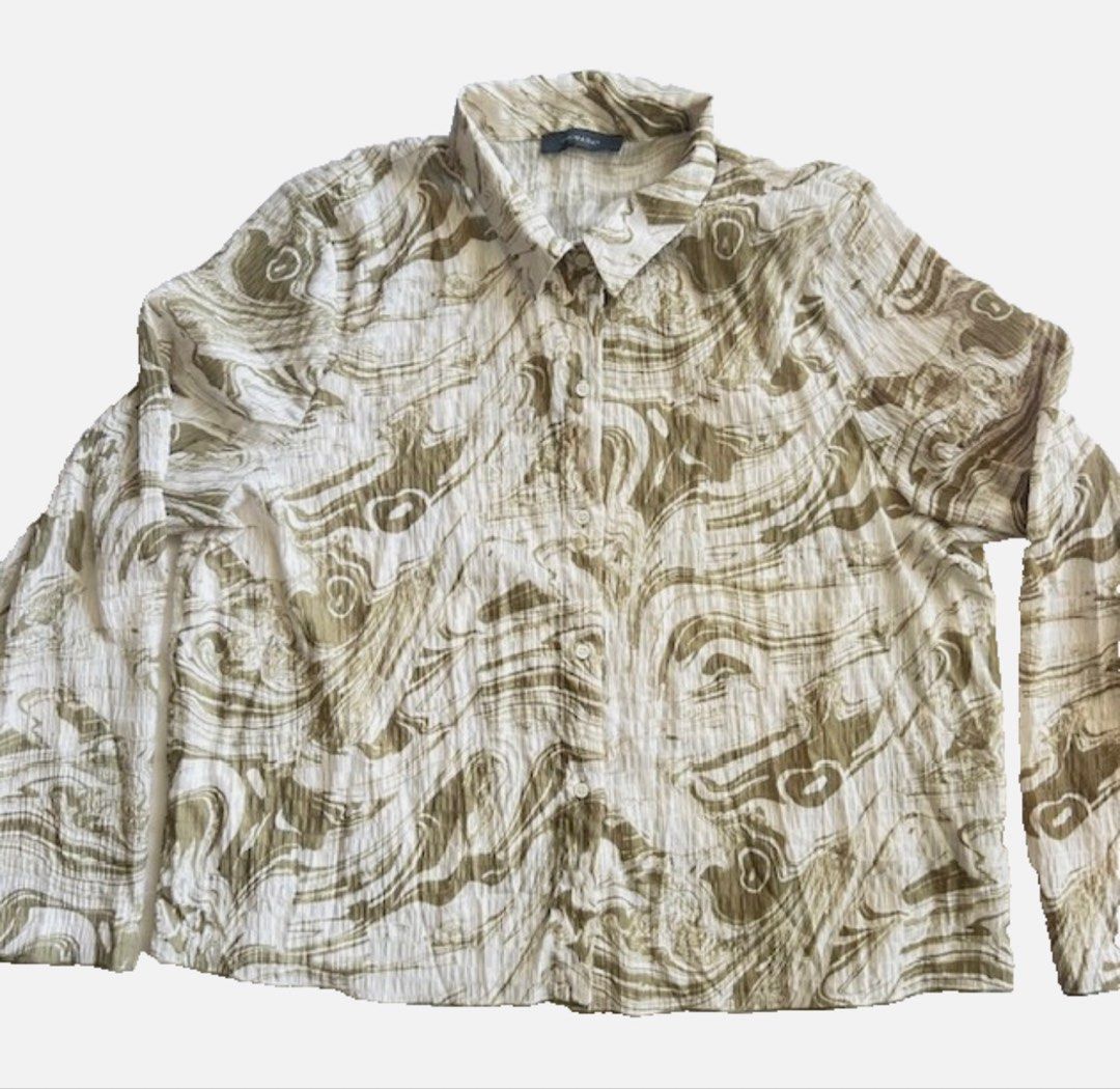 Primark Marble Green Blouse (Category: Blouses) located in Manila. Submitted by callieg__ (Listing ID 1468673032, Image 1). Description: - LP posted - from UK - gcash/bank transfer - lalamove/lbc - S-MEDIUM loc: manila.