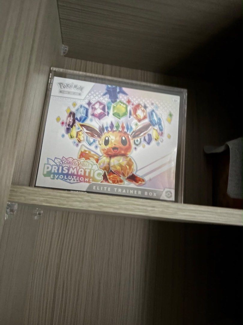 Prismatic Evolution (Category: Card Boxes & Cases) located in Singapore. Submitted by _._._._._._._._ (Listing ID 1468608432, Image 1). Description: .