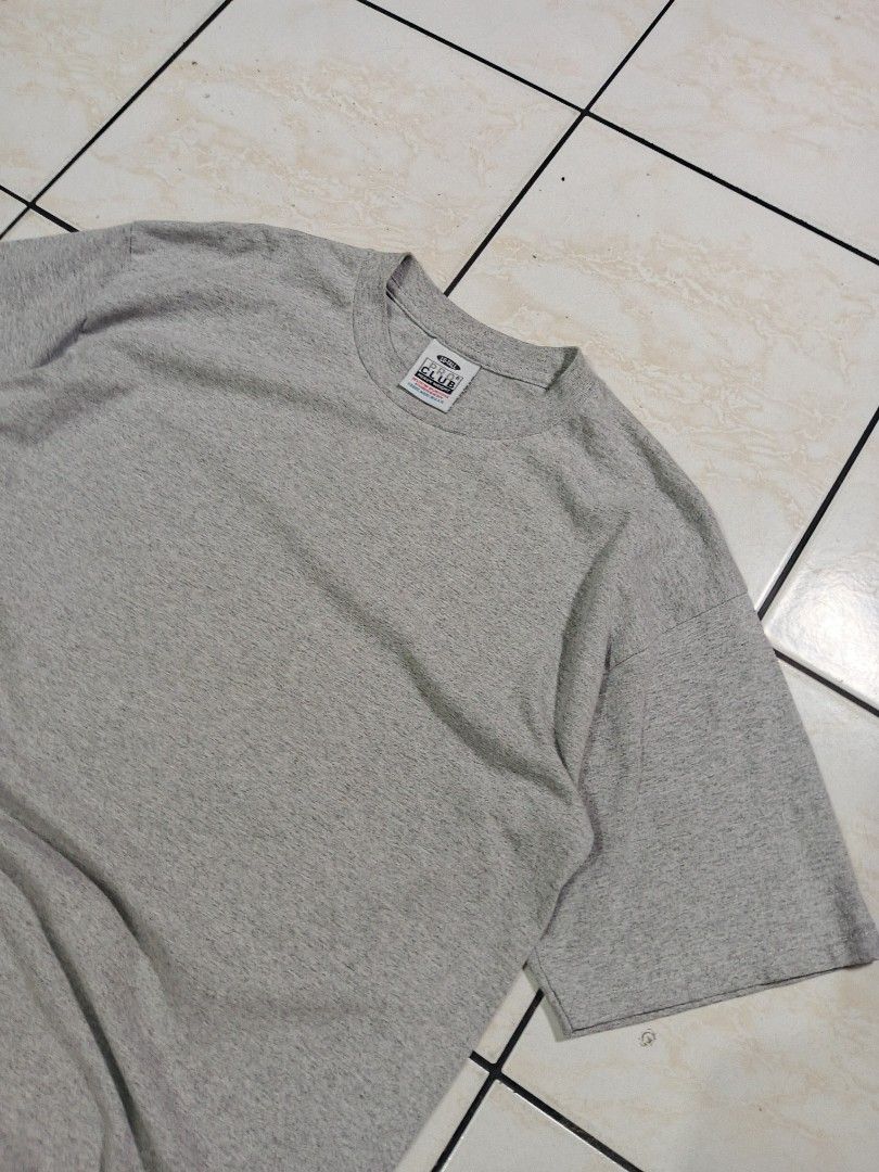PRO CLUB GREY T-SHIRT (Category: Tshirts & Polo Shirts ) located in Taguig. Submitted by wst.fnds (Listing ID 1468684793, Image 2). Description: PRO CLUB GREY T-SHIRT GOOD CONDITION WITH TAG NO ISSUE W:21 / L:30.5 💸: 199.