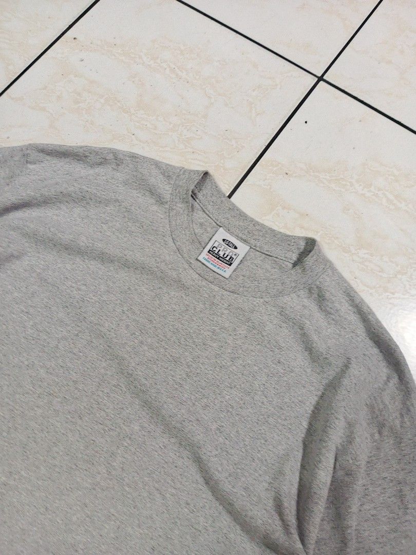 PRO CLUB GREY T-SHIRT (Category: Tshirts & Polo Shirts ) located in Taguig. Submitted by wst.fnds (Listing ID 1468684793, Image 3). Description: PRO CLUB GREY T-SHIRT GOOD CONDITION WITH TAG NO ISSUE W:21 / L:30.5 💸: 199.