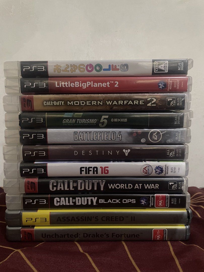 PS3 Games Bundle (Category: PlayStation) located in Marikina City. Submitted by jaysonceli (Listing ID 1468579965, Image 1). Description: All games are tested working 1.2k for everything.