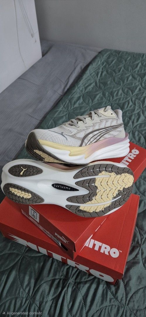 Puma Deviate Nitro 4 (Bnew) (Category: Activewear) located in San Pedro. Submitted by chris_k19 (Listing ID 1468711680, Image 2). Description: Women's Size 6.5 US, 4 UK Alpine Snow Misty Pink Brand New 100% Authentic Meet up San pedro or Alabang.