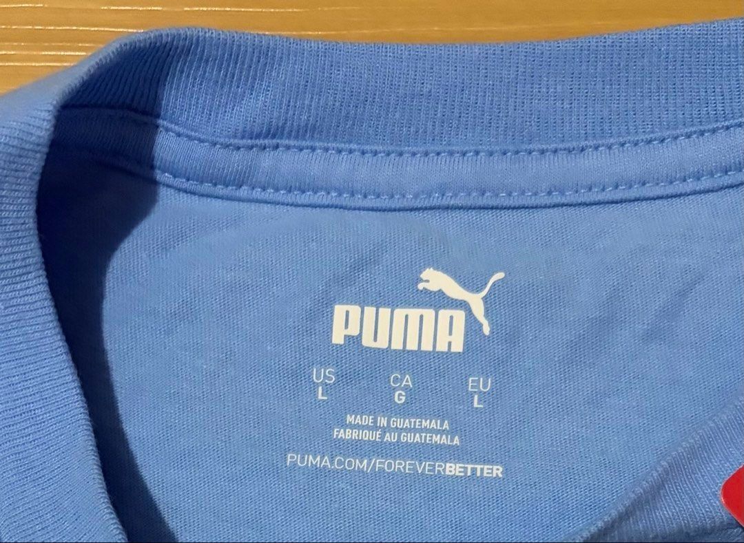Puma Men's Light Blue Shirt Large (Category: Tshirts & Polo Shirts ) located in Quezon City. Submitted by beckyshop2024 (Listing ID 1468583651, Image 2). Description: - Brand new with tag - Original from US - Runs big, L on tag, fits up to XL.