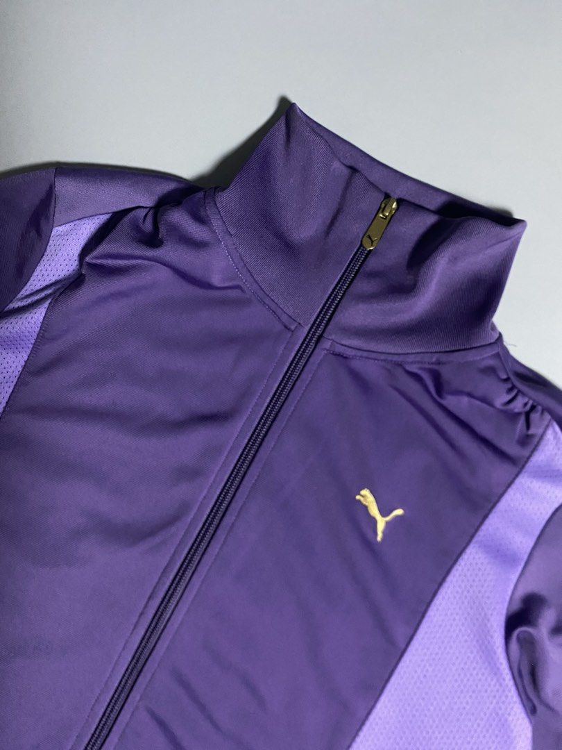 PUMA Track Jacket Purple Sz S (Category: Coats, Jackets and Outerwear) located in Mariveles. Submitted by luketrike (Listing ID 1468672612, Image 3). Description: Details👇 📌Brand- Puma 🔖Size- Small on tag 📌CONDITION- EXCELLENT! 📏Width in INCHES- 18 📏Length in INCHES- 24.5 📏Sleeves Length in INCHES- 25 📏Sleeves Width in INCHES- 8.2 📏Shoulder to shoulder in INCHES- 14.5 Tip: Compare these measurements to your favorite jacket at home for th