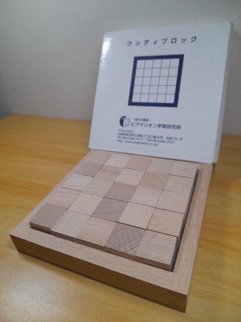PYGMALION WOODY BLOCK (Category: Educational & Learning Toys) located in Bulacan. Submitted by nansantiago (Listing ID 1468710242, Image 2). Description: PYGMALION WOODY BLOCK Pygmalion Institute of Early Childhood Education (Pygmalion Gakuiku Kenkyujo) in Osaka, Japan. Good as new 🏷️ ₱180‼️ 📍 Location: Plaridel, Bulacan 💸 Mode of Payments: Gcash / BPI 📦 Pick-up / Ship 🚚 Couriers : Flash Express / SPX / Lalamove.