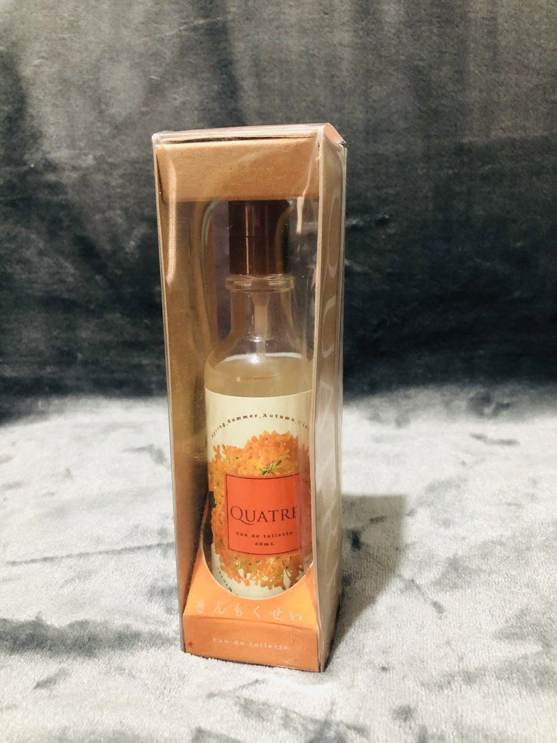 QUATRE EAU DE TOILETTE KINMOKUSEI (Category: Fragrance & Deodorants) located in Imus. Submitted by dhouseoftotes (Listing ID 1468656144, Image 2). Description: FROM JAPAN 80ml .