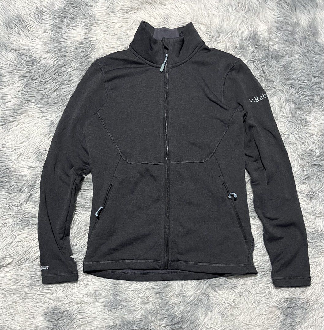 Rab Geon Jacket Women’s (Category: Coats, Jackets and Outerwear) located in Sasmuan (Sexmoan). Submitted by winterclothes.ph (Listing ID 1468524766, Image 1). Description: Rab Geon Jacket Women’s Fleece S on tag Width 18 Length 23.5 Excellent Condition.