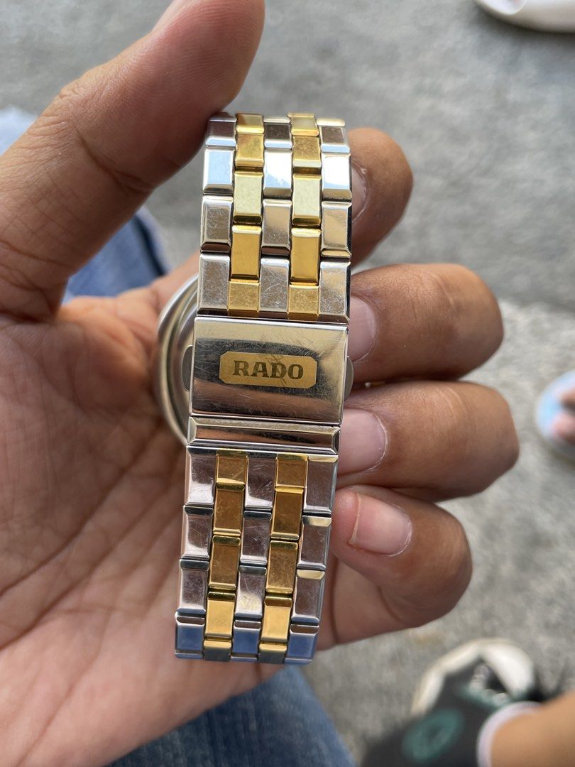 RADO DIASTAR DIVER TWO TONE. (Category: Men's Watches) located in Davao. Submitted by persadapinto (Listing ID 1468560130, Image 3). Description: FOR SALE!!! RADO DIASTAR DIVER TWO TONE. ALL ORIGINAL. GOOD AS NEW. LARGE SIZE AND COMPLETE LINKS. VERYGOOD WORKING CONDITION. READY TO USE/DIVE. QUARTZ MOVEMENT. SEE ALL THE PICTURES FOR MORE INFO. SURE BUYER PM IS THE KEY. .