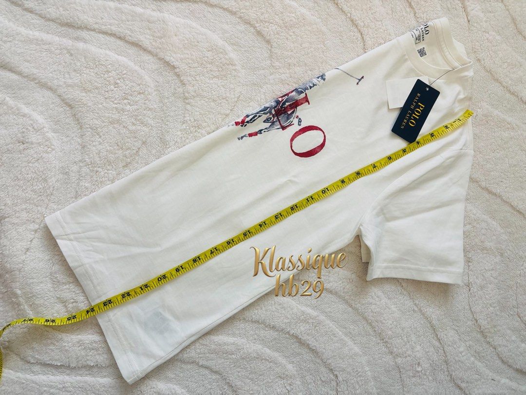 Ralpg Lauren shirt (Category: Shirts) located in Lipa City. Submitted by klassique_handbags (Listing ID 1468576212, Image 2). Description: ✅Available✅ ❤️Ralph Lauren❤️ 💯cotton materials Big Pony & Polo Logo printed Crewneck Short sleeves (L) size 14-16 yrs old Can fit to adult small- medium 💯orginal sf not included courier Lbc📦 1,900 php Disclaimer: All trademarks, logos, and brand names mentioned or used in our products/services are the prope