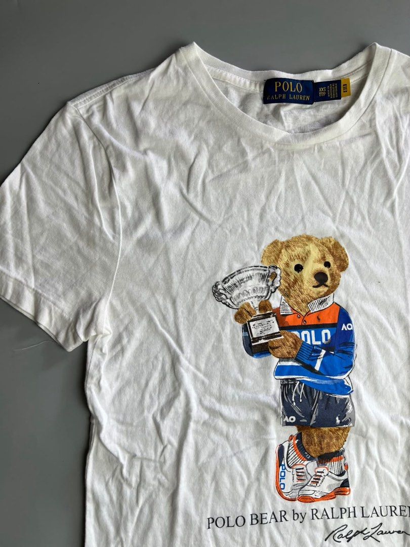 Ralph Lauren - Polo Bear - Tee (Category: Shirts) located in San Pablo. Submitted by hiddenrygn (Listing ID 1468537068, Image 2). Description: Ralph Lauren - Polo Bear - Tee Size : XXS (14.5” 24”) No flaws Excellent condition Authentic DM!.