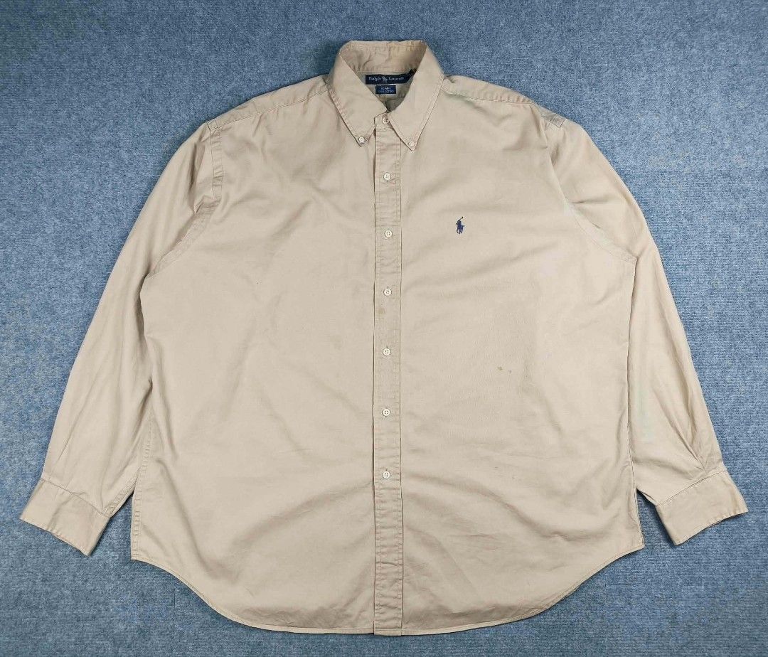 Ralph Lauren Button Down Longsleeve (Category: Formal Shirts) located in Tayabas. Submitted by renew.revibe (Listing ID 1468579146, Image 1). Description: Ralph Lauren Button Down Longsleeve Excellent Condition Need Wash Only XL (28x31) 700 +SF.
