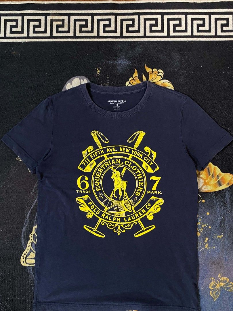 RALPH LAUREN DENIM AND SUPPLY (Category: Tshirts & Polo Shirts ) located in Quezon City. Submitted by thrift.sta (Listing ID 1468569861, Image 1). Description: GOOD CONDITION SLIGHT FADE SA COLLAR 27x20 650 +sf.