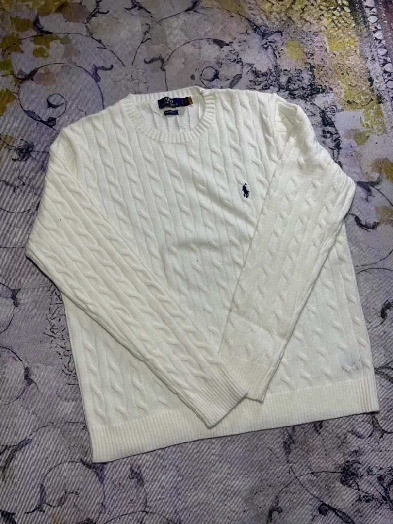 Ralph Lauren Knitted Sweater (Category: Formal Shirts) located in Marilao. Submitted by whocoppin (Listing ID 1468532473, Image 1). Description: Ralph lauren knitted sweater Size medium fits large Bnew 1500.