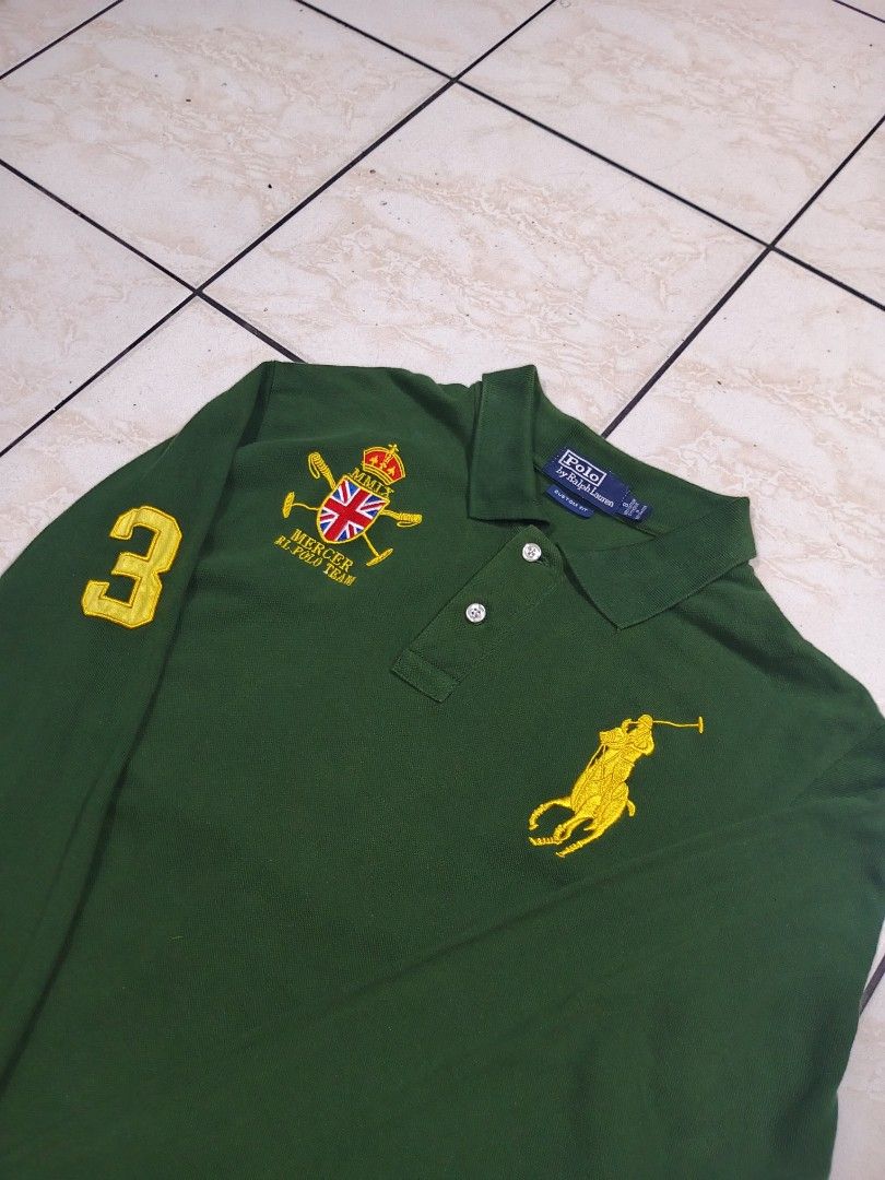 RALPH LAUREN POLO LONG SLEEVE (Category: Tshirts & Polo Shirts ) located in Taguig. Submitted by wst.fnds (Listing ID 1468686207, Image 3). Description: RALPH LAUREN POLO LONG SLEEVE GOOD CONDITION NO ISSUE BIG PONY EMBROID FAVV PIECE W:19.5 / Front L - 26 / Back L - 27 💸: 549 Keywords: Southpole, Fubu, Karl kani, Rocawear, Evisu, Rmc, Ed Hardy, Sean John, Ecko Unltd, Coogi, Girbaud, Avirex, Ralph Lauren.