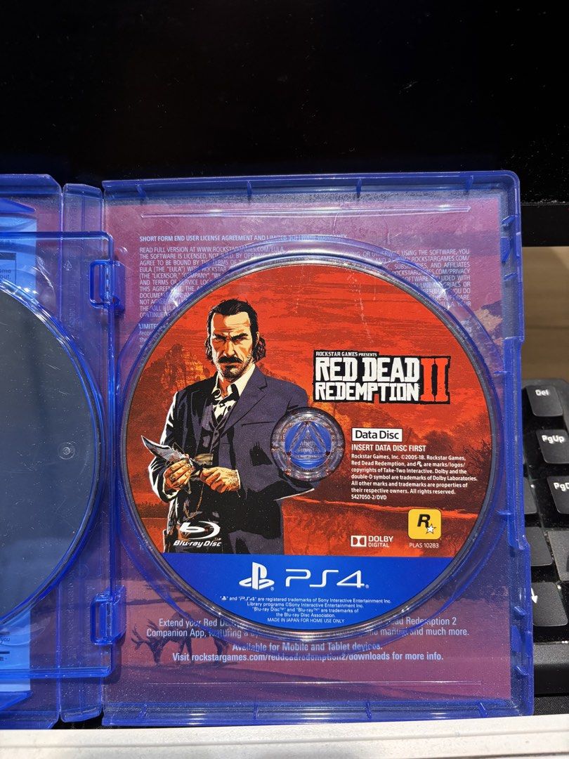 RED DEAD REDEMPTION 2 (Category: PlayStation) located in Manila. Submitted by gabzxz (Listing ID 1468628487, Image 2). Description: 🎮 FOR SALE: Red Dead Redemption 2 (RDR2) – PS4 CD 💿 Game Title: Red Dead Redemption 2 🎮 Platform: PlayStation 4 (PS4) 🏷️ Genre: Open-World, Action-Adventure, Western 👥 Mode: Single Player & Online Multiplayer 📀 Format: Physical Disc 🎯 Developer: Rockstar Games ✨ Game Features: • Massive open-world environment 