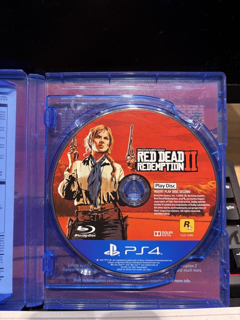 RED DEAD REDEMPTION 2 (Category: PlayStation) located in Manila. Submitted by gabzxz (Listing ID 1468628487, Image 3). Description: 🎮 FOR SALE: Red Dead Redemption 2 (RDR2) – PS4 CD 💿 Game Title: Red Dead Redemption 2 🎮 Platform: PlayStation 4 (PS4) 🏷️ Genre: Open-World, Action-Adventure, Western 👥 Mode: Single Player & Online Multiplayer 📀 Format: Physical Disc 🎯 Developer: Rockstar Games ✨ Game Features: • Massive open-world environment 