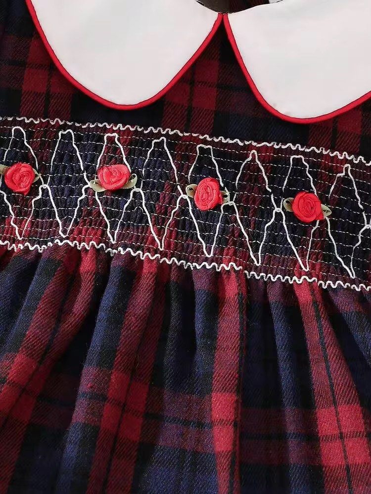 Red Plaid Smocked Dress (Category: Babies & Kids Fashion) located in Pasay City. Submitted by littlebebekidsstuff (Listing ID 1468311193, Image 3). Description: Size: 18-24m 100% cotton, very nice quality.