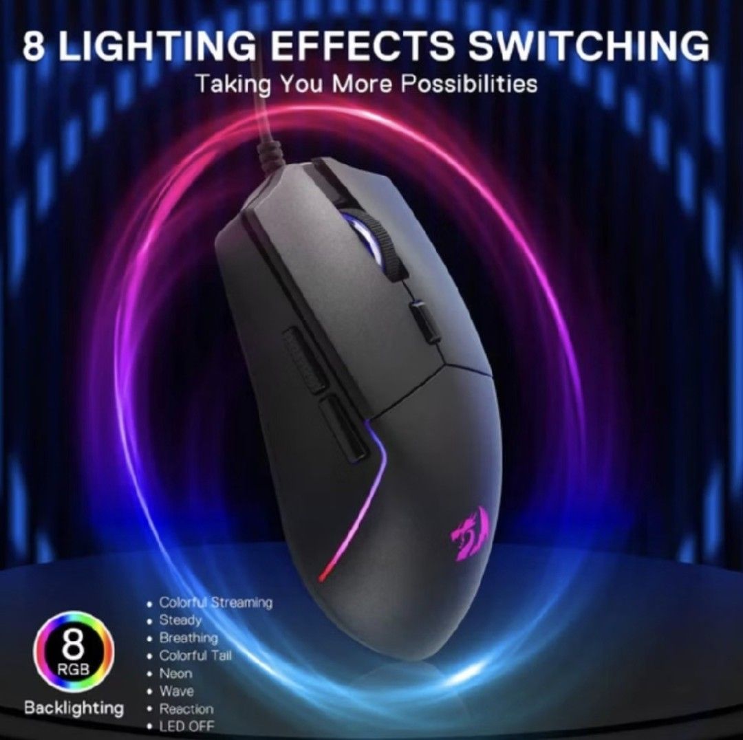 REDDRAGON NAGA M730-RGB (Category: Mouse & Mousepads) located in Manila. Submitted by zaped (Listing ID 1468703850, Image 2). Description: 🎮 **Redragon Naga M730-RGB Wired Gaming Mouse – Black** Level up your gaming experience with the **Redragon Naga M730-RGB Gaming Mouse!** Designed for gamers who demand precision, speed, and comfort, this gaming mouse is perfect for MOBA, MMO, and FPS games. 🔥 **Key Features:** * 🖱️ **12 Programmable Side B