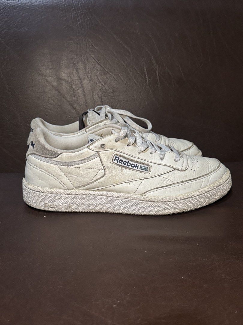 Reebok Club C (Category: Sneakers) located in San Jose. Submitted by lalisamanofoot50726 (Listing ID 1468671725, Image 1). Description: BER MONTHS SALE steal price all items ✨ authentic pre-love unisex need wash lang po 🫧 size: EURO 40.5 • 26 cm on tag.