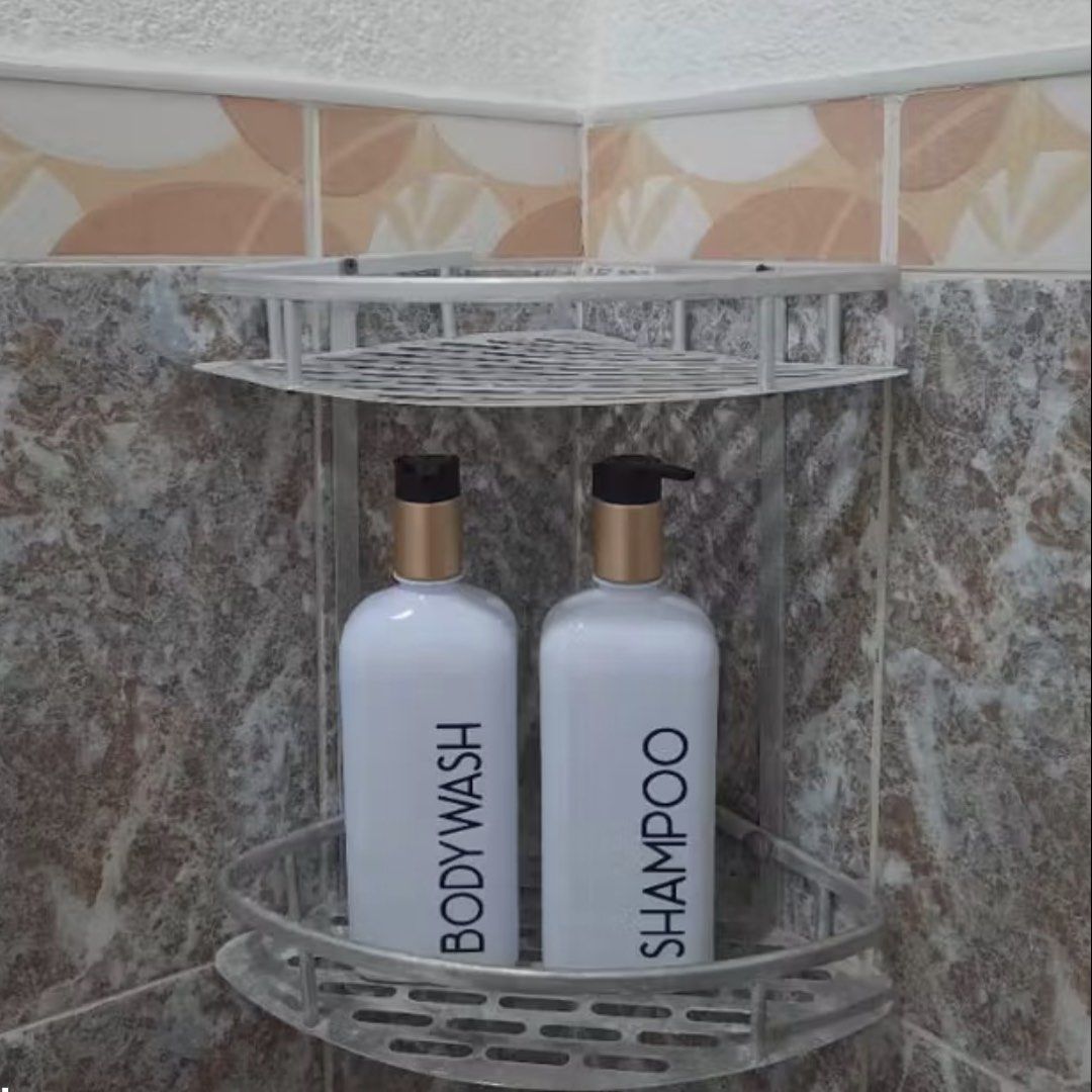 Refillable Shampoo and Body Wash Pump Bottles Set (Category: Breastfeeding & Bottle Feeding) located in Paranaque City. Submitted by shopmycloset_pretty.mercy (Listing ID 1468538109, Image 2). Description: - Set of 2 empty pump bottles for shampoo and body wash - Clean white rectangular design with modern black lettering - Elegant gold-tone collars and sleek black pump heads - Perfect for decanting bulk products to achieve a neat, minimal aesthet