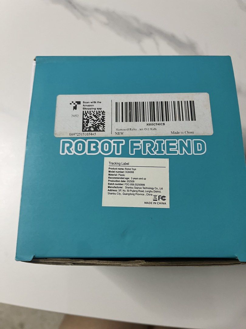 Robot toy (Category: Remote Control Toys) located in Singapore. Submitted by lingqing88 (Listing ID 1468614779, Image 5). Description: -Robert toy / friend for kid -remote controlled - eyes with lED lights, can sing / with songs - battery chargeable -like new condition ( played only 2 times ).