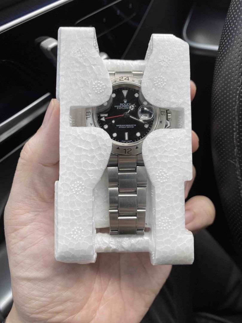 Rolex Explorer II ref. 16570 (Category: Luxury Watches) located in Davao. Submitted by cartrb (Listing ID 1468565954, Image 2). Description: - Watch only with complete links - D serial (2005 / 2006 - 9/10 - with PPF installed on the entire watch - Open for Authentication.