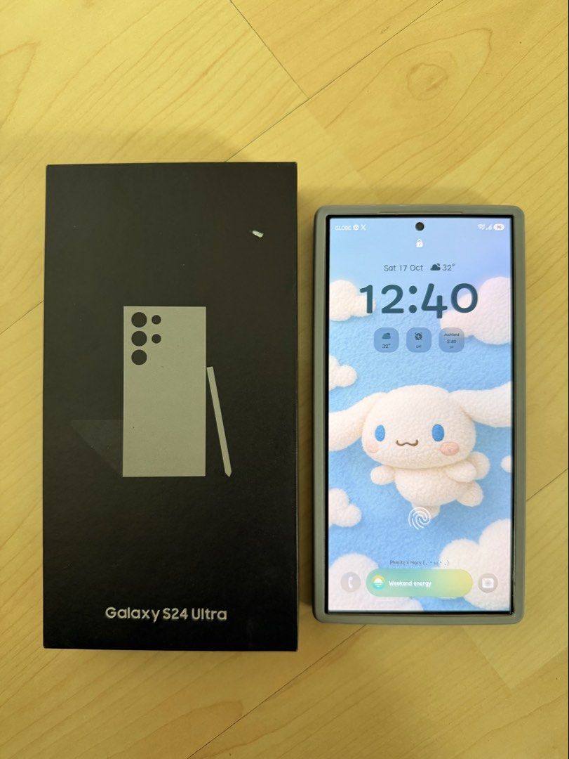 S24 Ultra 256 GB (Category: Samsung) located in Mandaluyong City. Submitted by thriftymeri (Listing ID 1468537541, Image 1). Description: S24 Ultra 256 GB Personal Use Lady Owned Good as New Super smooth Got this as a Globe Plan RFS: Phone Upgrade Slighty Negotiable.