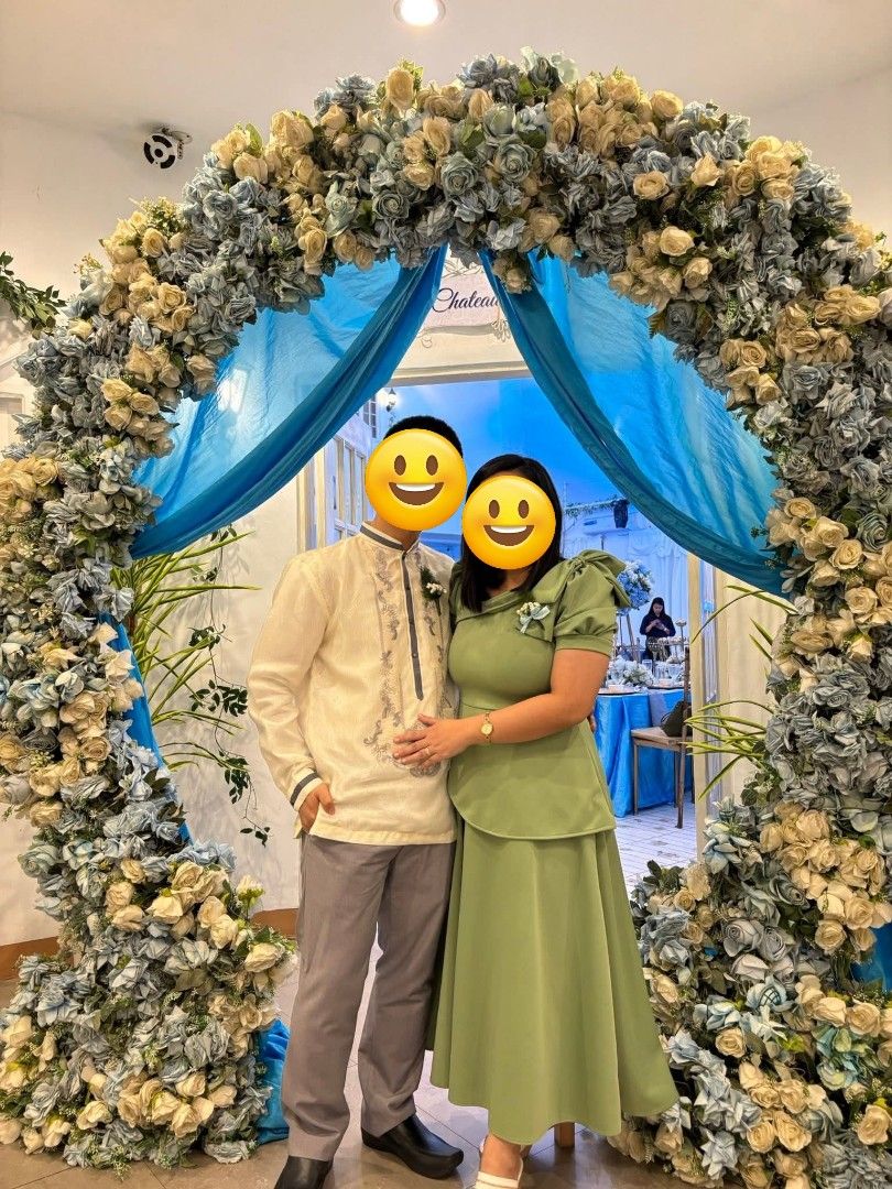 Sage Green Dress (Category: Dresses) located in Manila. Submitted by emthree1417 (Listing ID 1468603132, Image 1). Description: 𝗙𝗢𝗥 𝗦𝗔𝗟𝗘 ‼️‼️‼️ (𝗔𝗹𝗹 𝗱𝗲𝘁𝗮𝗶𝗹𝘀 𝗽𝗼𝘀𝘁𝗲𝗱 𝗽𝗹𝗲𝗮𝘀𝗲 𝗿𝗲𝗮𝗱) 💚Used only once for a wedding (March 2026) 💚Actual photos of me posted 💚Height: 5'1" Weight: 68kg 💚Bust: 34-38 in 💚Material: Neoprene 💚Orig Price: P900 Area: Sampaloc, Manila Mode of Payment: Gcash / Bank transfer Mode of Delivery: Bu