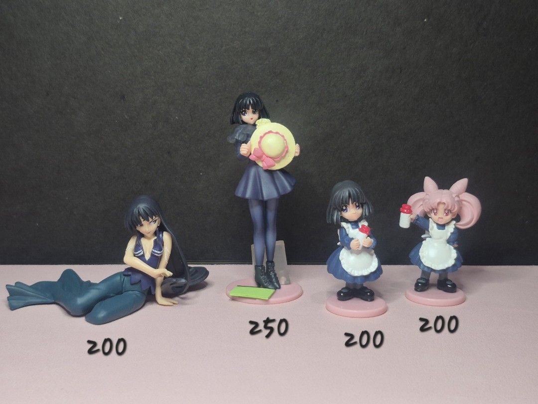 Sailor Moon side character figures (Category: Figurines & Statues) located in Alburquerque. Submitted by magicalbeauty0101 (Listing ID 1468520336, Image 1). Description: Condition: Loose >>>See Photo for Individual Prices<<< What you see is what you get. Expect minimal flaws or scratches Please send a message for price inquiries or offers. Shipments will be booked after payment; your order will be sent out the following day. NO COD (Cash on Deliv