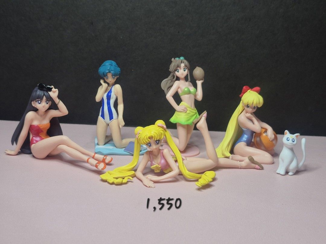 Sailor Moon World Beach Figures Set (Category: Figurines & Statues) located in Alburquerque. Submitted by magicalbeauty0101 (Listing ID 1468521397, Image 1). Description: Condition: Good as New >>>1,550 set only<<< What you see is what you get. Expect minimal flaws or scratches Please send a message for price inquiries or offers. Shipments will be booked after payment; your order will be sent out the following day. NO COD (Cash on Delivery) - Pay