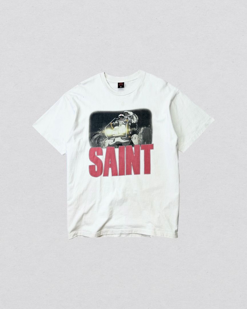 Saint Michael Freedom Akira tee shirt (Category: Tshirts & Polo Shirts ) located in Cabanatuan. Submitted by argarments.ph (Listing ID 1468580371, Image 1). Description: Tagged: Large on tag, fits xl Width 24" | Length 32" Condition: Great condition Issue(s): Pinhole and small dirt stain. see photos.