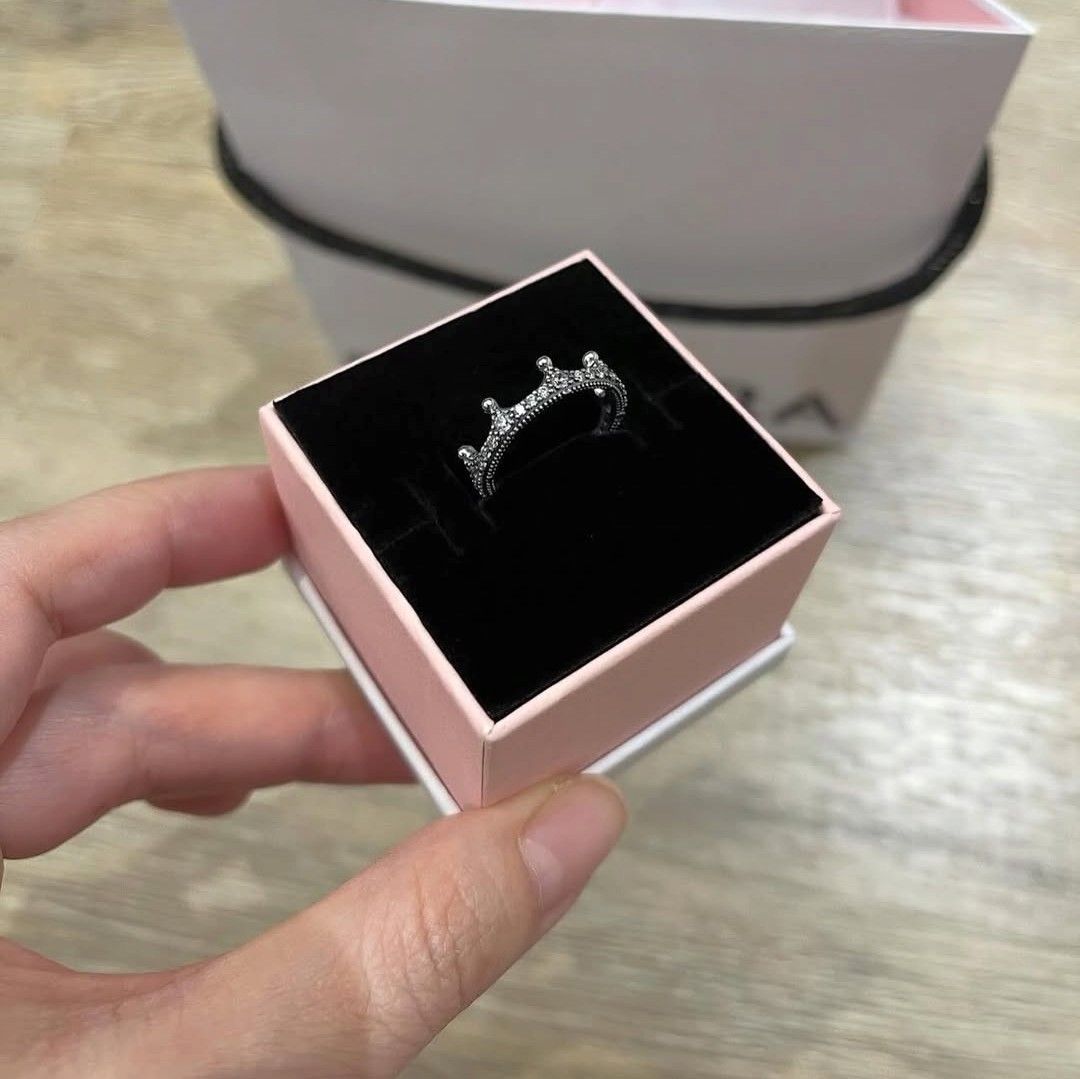 SALE❗Pandora Enchanted Crown Ring (Category: Rings) located in Manila. Submitted by badaloves_u (Listing ID 1468526189, Image 3). Description: - 💯 Authentic Pandora with Authenticity ALE marks - FREE Box and Paper bag 🛍️ - ✨ FREE Cleaning to any Pandora Store 🛵 LALAMOVE courier for same day delivery 🚚 J&T provincial courier.