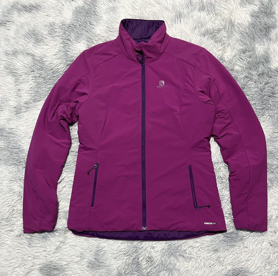 Salomon Reversible Primaloft Puffer Jacket (Category: Coats, Jackets and Outerwear) located in Sasmuan (Sexmoan). Submitted by winterclothes.ph (Listing ID 1468524236, Image 1). Description: Salomon Reversible Primaloft Puffer Jacket M on tag Width 19 Length 25 Excellent Condition Sign of usage print check last 2 pics.