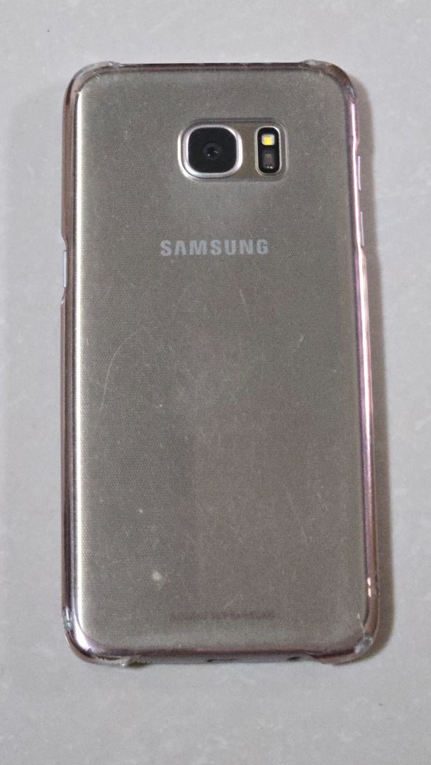 Samsung Galaxy S7 Edge Smart Phone 智能手機，正貨，金色。整體外觀良好，長期貼保screen ...