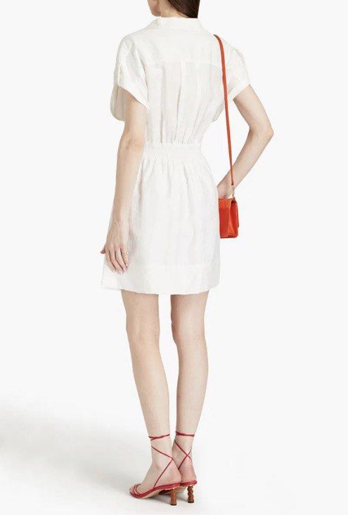 Sandro Short Linen Dress (Category: Dresses) located in Manila. Submitted by love.lyxph (Listing ID 1468560848, Image 2). Description: .