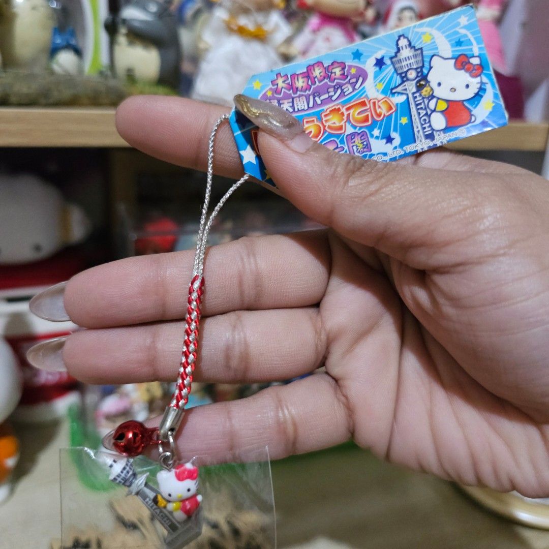 Sanrio Hello Kitty Osaka Phone Strap Charm (Category: Charms) located in Manila. Submitted by lovelylovesjapan (Listing ID 1468539442, Image 3). Description: 🌸The item is on-hand and authentic from Japan 🌸Mode of Payment (MOP): GCASH/Bank Transfer 🌸Mode of Delivery (MOD): J&T or Lalamove (Shipping every Saturdays and Sundays) Notes: 🩷Breakable items are packed with care and caution. Seller will not be held liable for any damages incurred by t