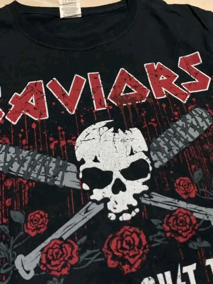 Savior Tour ( the walking dead ) (Category: Tshirts & Polo Shirts ) located in Cagayan de Oro. Submitted by juljoshson (Listing ID 1468602658, Image 3). Description: Fruit of the loom tag.