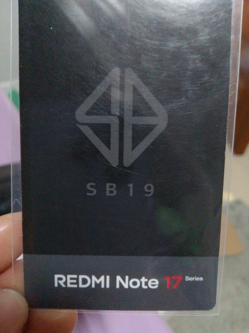 SB19 JOSH REDMI NOTE 17 REGULAR (Category: Other Merchandise) located in Tagum. Submitted by ms.jopz (Listing ID 1468546461, Image 2). Description: .