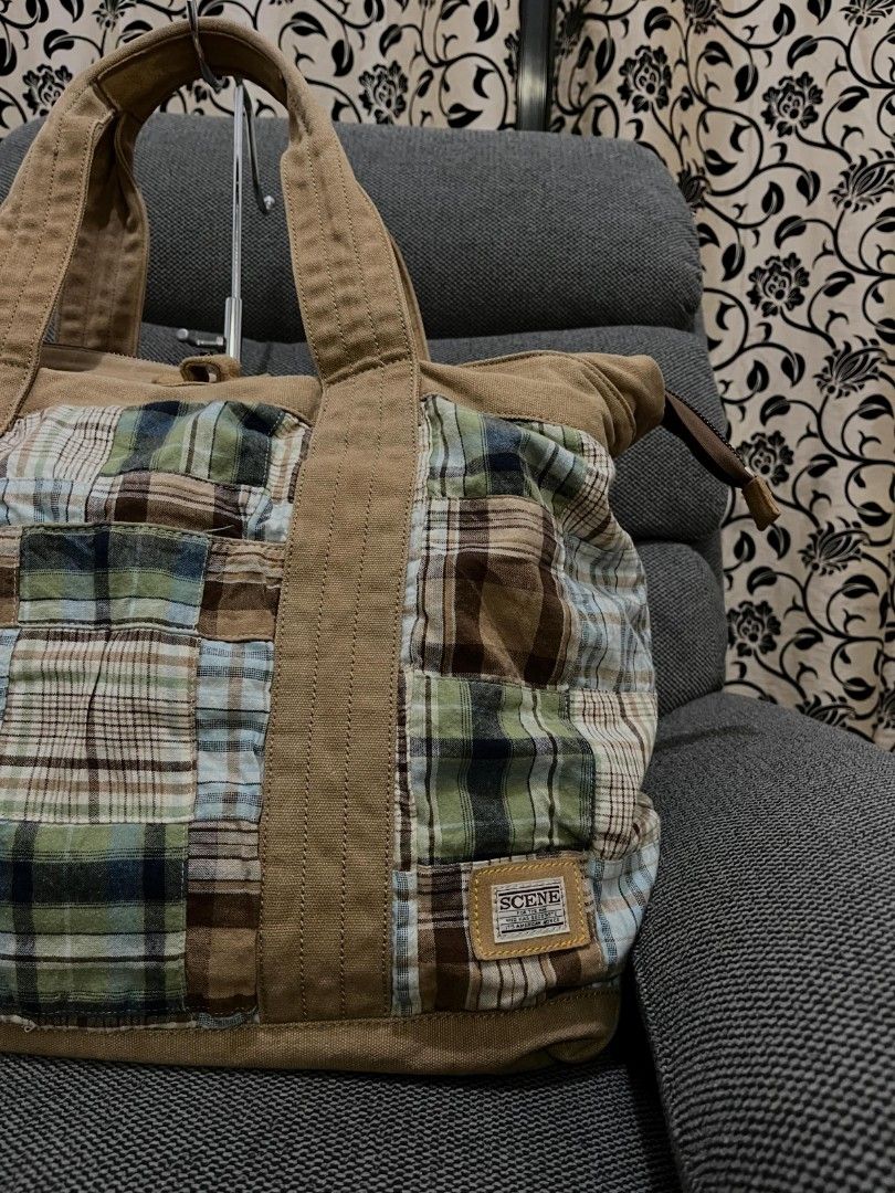 Scene Patchwork Tote Bag (Category: Tote Bags) located in Baguio. Submitted by outdoor_threadsss (Listing ID 1468645471, Image 2). Description: .